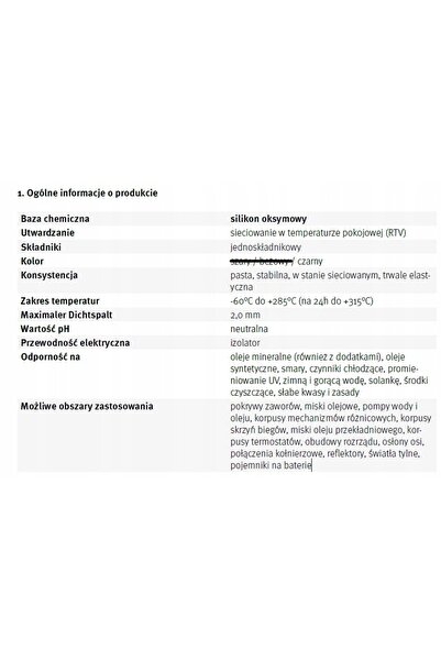 NO BRAND 2x ELRING DIRKO GARNITURĂ SILICON NEGRU 70ml