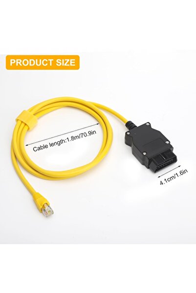NO BRAND Cablu de diagnosticare OBD2 - RJ45 pentru comunicare Ethernet pentru...