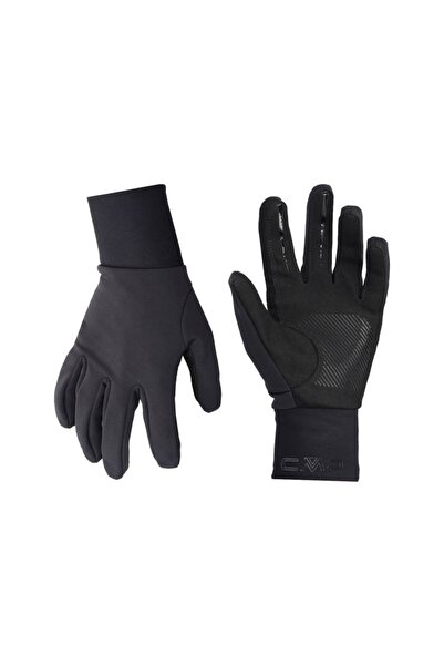 CMP Mănuși Hibride Softshell Bărbați Negre XS Antivânt Respirabile