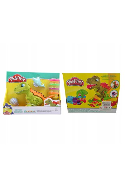 NO BRAND Set creativ de accesorii cu dinozauri din plastilină pentru copii