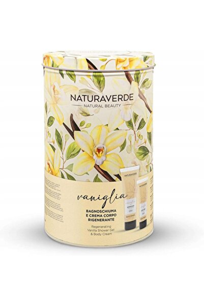 NO BRAND NATURAVERDE Set cadou: gel de duș 200 ml + cremă de corp 100 ml