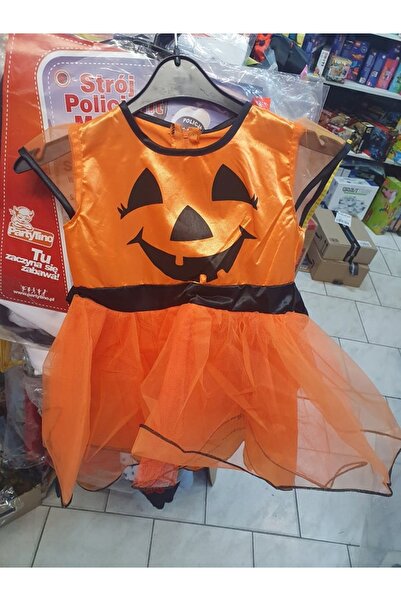 FESTA Costum Rochie Dovleac 116cm costum de carnaval