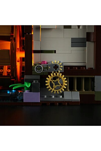 NO BRAND LUMIBRICKS Set de construcție Moara de apă medievală cu lumină LED 1...