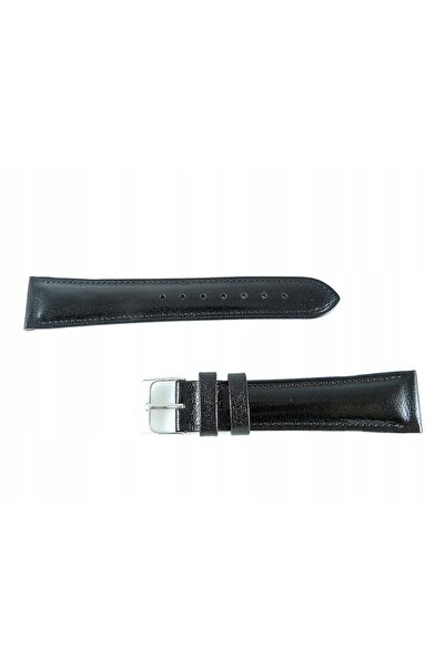 NO BRAND HORIDO 0158 - NEGRU - 20mm - Curea de ceas din piele