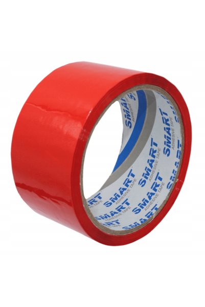 Smart Bandă adezivă roșie lată 48 mm lungime 50 m 1 buc.