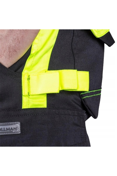 NO BRAND Pantaloni de protecție pentru lucru montersky cu buzunare și talie e...