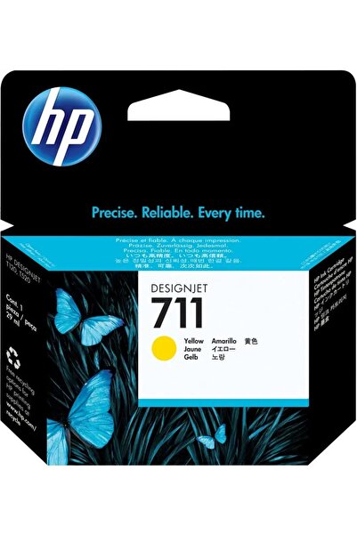 HP Cerneală 711 Galben CZ136A Trzypak 3x29 ml ORIGINAL