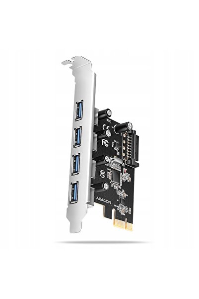 NO BRAND Controler PCEU-430RS PCIe cu 4 porturi USB 3.2 GEN 1, UASP, chipset ...