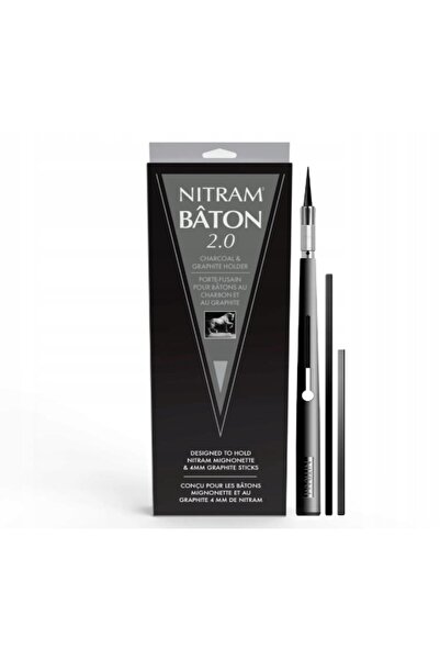NO BRAND NITRAM Baton 2.0 + 2 rezerve (grafit, carbon)