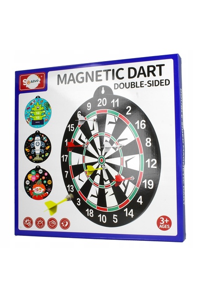 NO BRAND Set de săgeți magnetice pentru darts, cu placă de darts magnetică, c...