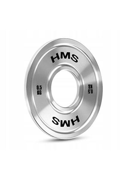 HMS Disc olimpic pentru haltere, din oțel cromat, 0,5 kg