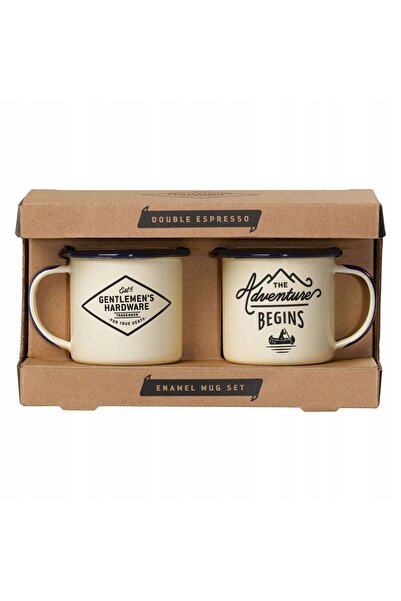 NO BRAND Căni turistice pentru espresso dublu 150 ml Gentlemen's Hardware