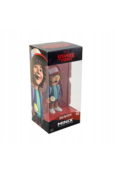 NO BRAND Minix Stranger Things Dustin Figurină 12 cm Cutie Model de colecție