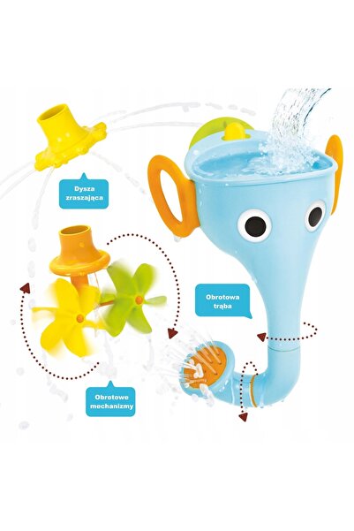 NO BRAND Yookidoo Jucărie de baie Elefant FunEleFun Albastru