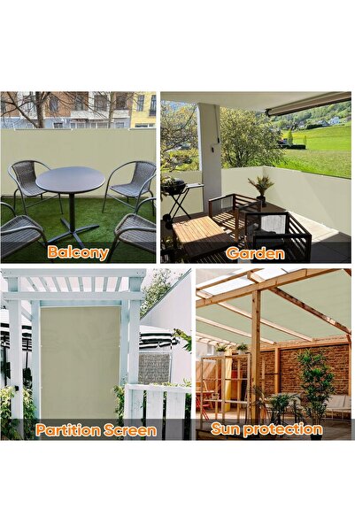 NO BRAND Covor balcon 90 X 500 CM SEKEY OXFORD GRI-BRONZ
