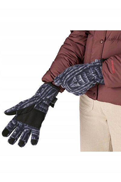 Patagonia Mănuși din fleece Synchilla - albastru închis M