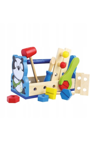 Smily Play Majster Panda AC6618 Jucărie din lemn pentru preșcolari