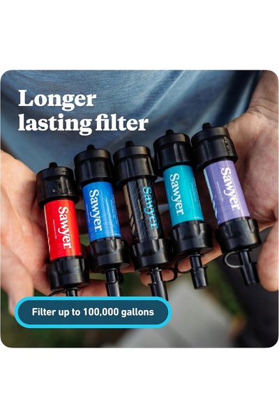 NO BRAND Filtru de apă Sawyer Mini Filter - roșu