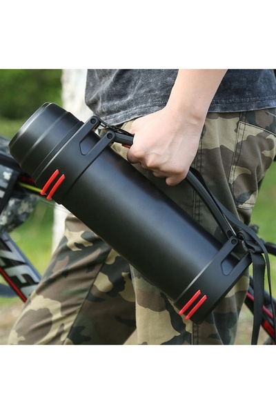 NO BRAND Termos Conferință 1,5L IMPRIMAT CAFEA Argintiu Negru TMH-15B PROMIS