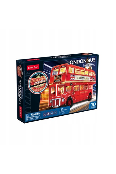 Dante Puzzle 3D autobuz londonez
