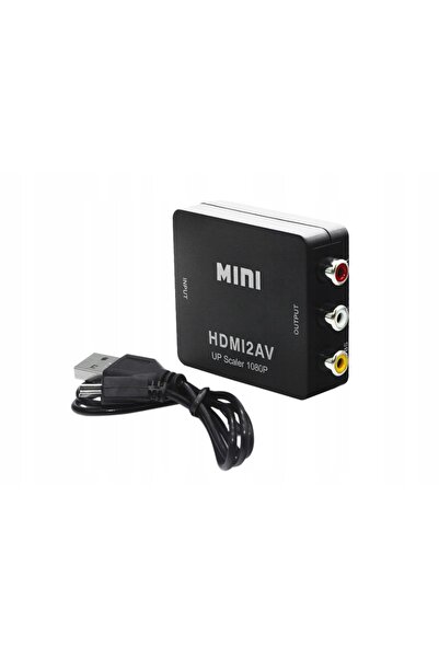 NO BRAND ADAPTOR HDMI LA RCA CONVERTOR CINCH CVBS 1080P HDMI - RCA