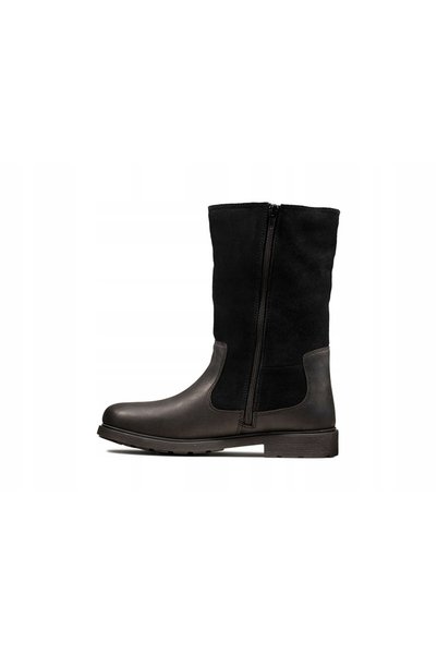 CLARKS Ghete pentru copii - Astrol Rise K - mărimea 29.5 - piele neagră