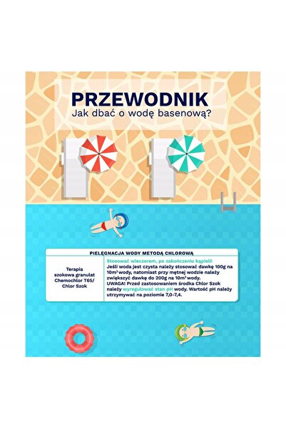 NO BRAND CLOR DE ȘOC GRANULAT T65 Chemoform PISCINĂ 3 KG