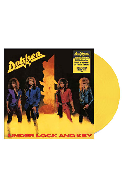 NO BRAND ++ DOKKEN Under Lock And Key LP GALBEN
