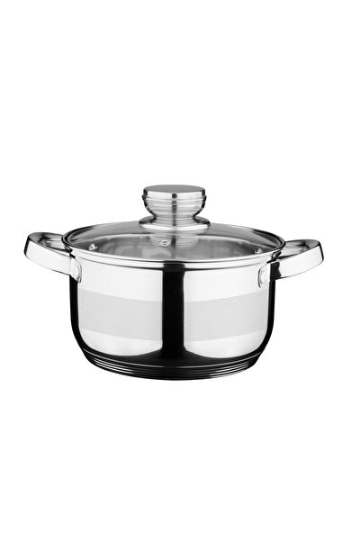 NO BRAND Oală cu capac din titan 18 cm 2,5 L