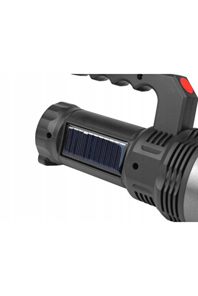 NO BRAND Ventilator cu iluminare, alimentat solar, cu baterii solare COB