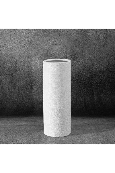 NO BRAND Vază decorativă RISO FI 11 X 30 CM ALBĂ