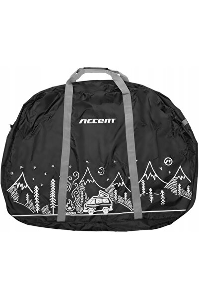 NO BRAND Husă pentru bicicletă cu mânere ACCENT CAMPVIBE negru negru