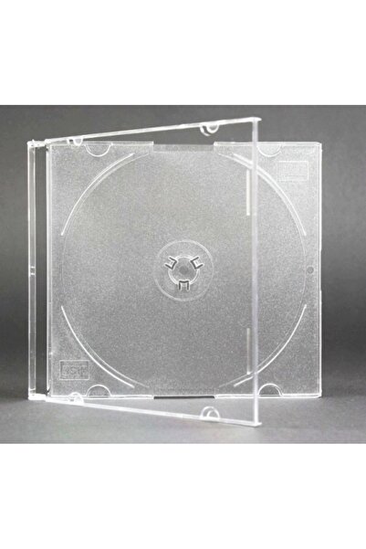 Omega Cutie pentru CD/DVD slim, 100 bucăți, transparentă