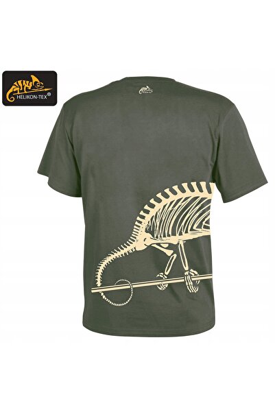NO BRAND Tricou bărbați HELIKON cu imprimeu schelet integral, din bumbac, ver...