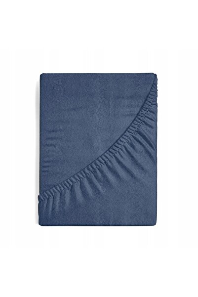NO BRAND Cearșaf Fortte cu elastic 180 x 200 cm, înălțime 20 cm – albastru în...