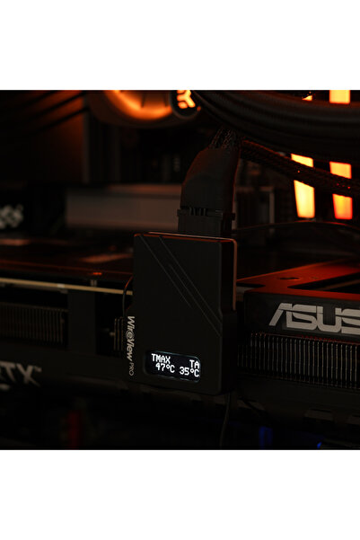 Thermal Grizzly WIREVIEW GPU PRO 1x12VHPWR 90 de grade, cablu de măsurare/int...
