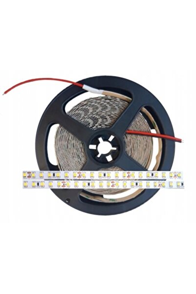 NO BRAND Bandă LED SMD 2835, 5 m, 3000 K, alb cald, 24 V, 8 mm, IP65, reziste...