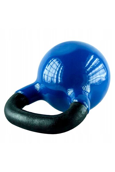 HMS 28 kg Kettlebell din fontă cu vinil, placă de greutate pentru fitness