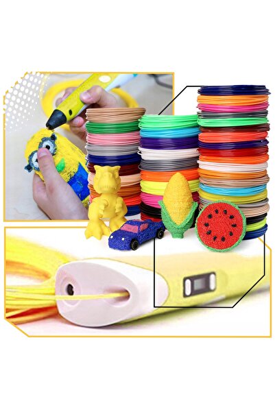 NO BRAND Stilou imprimantă 3D pentru copii Kit + FILAMENT 109 + MAT + ȘABLON