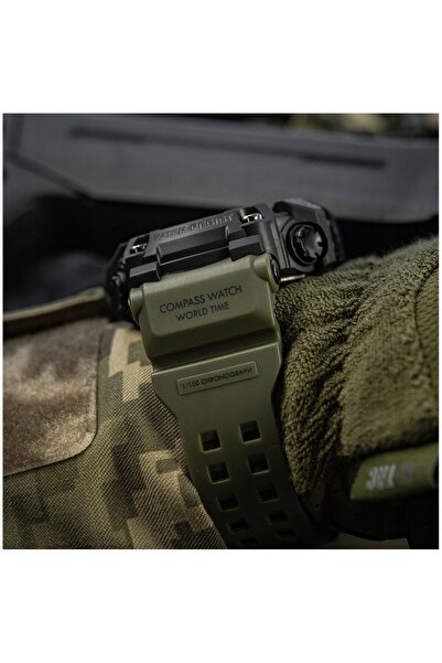 NO BRAND Ceas de mână sport electronic militar tactic M-Tac 2037 Verde