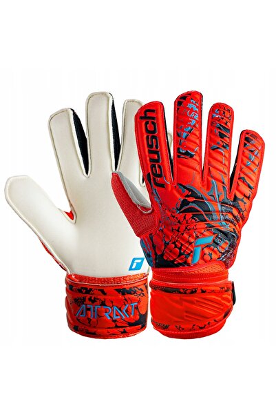 Reusch Mănuși de portar pentru copii ATTRAKT Grip Junior roșu portocaliu 7