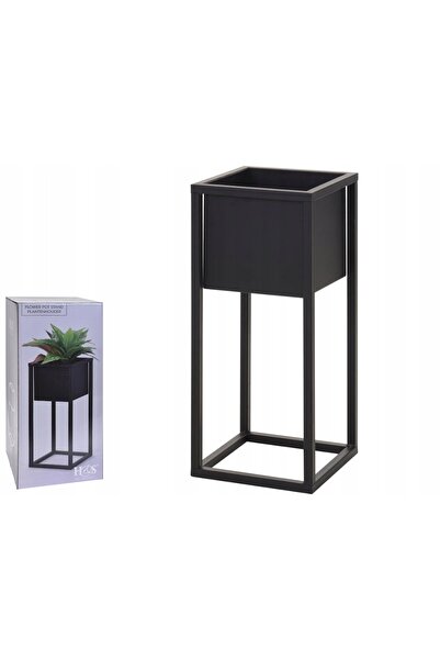 NO BRAND Ghiveci de flori 60cm Suport pentru flori acoperit cu metal M1