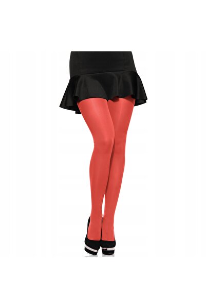 NO BRAND Dresuri plus size 60 DEN mate netede MS-162 Coral XXL