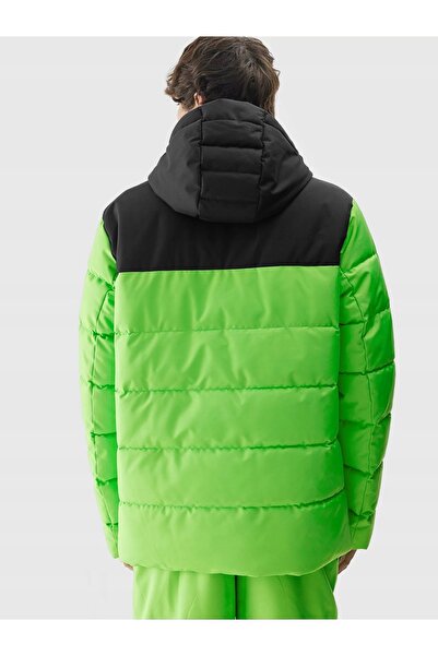 4F Costum de schi BĂRBAȚI jachetă + pantaloni VERDE / XL