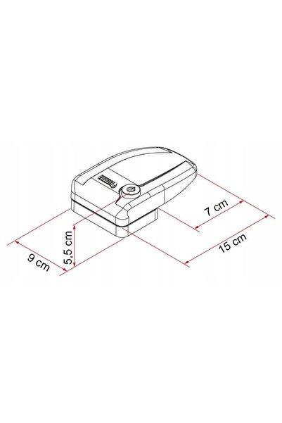 NO BRAND Sistem de securizare pentru ușa autocaravanei Safe Door Fiamma