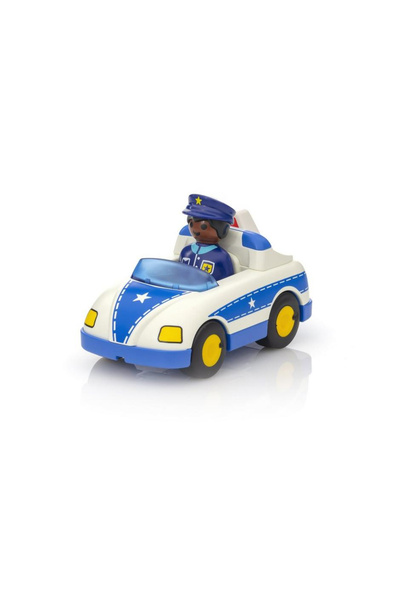 Playmobil 1.2.3 Figurină de construcție Mașină de Poliție