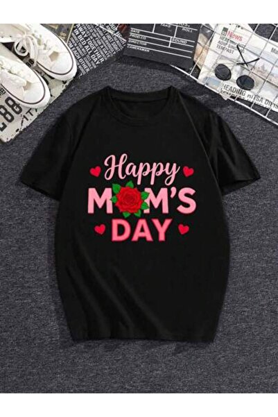 2BIR 180GSM Soft Heavyweight Happy Mother's Day T-Shirt - Top Mom Life Design...