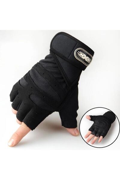 Choice XL. Black Gym Gloves for Men Women Fitness Weight Lifting Wristband Gl...