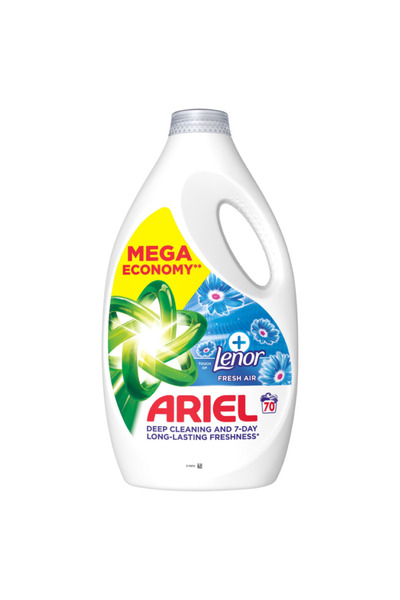 Ariel Detergent lichid pentru rufe Fresh Air cu Lenor, 3.15 L,
