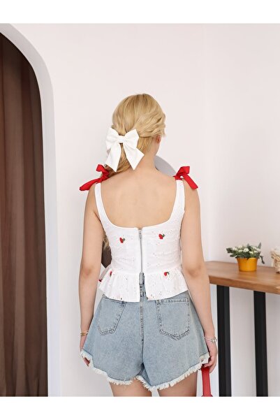 nazzain Strappy Garni Blouse